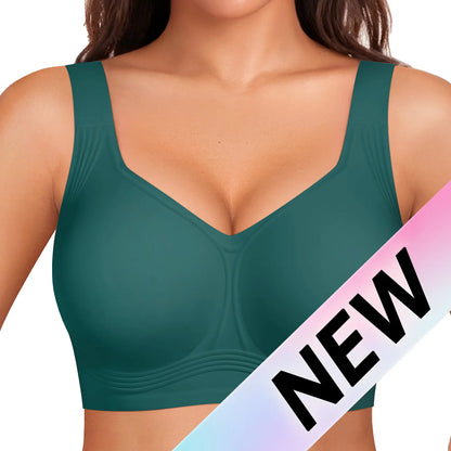OEAK Jelly Bras Women Seamless Lift Bra Wireless Push up No Underwire Full Coverage plus Bras Comfort Supportive Sports T-Shirt Bra