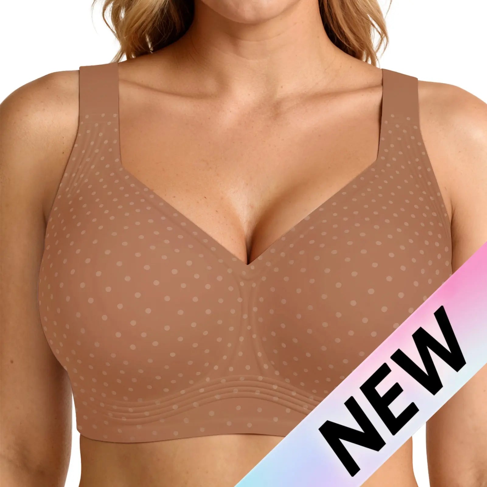 OEAK Jelly Bras Women Seamless Lift Bra Wireless Push up No Underwire Full Coverage plus Bras Comfort Supportive Sports T-Shirt Bra